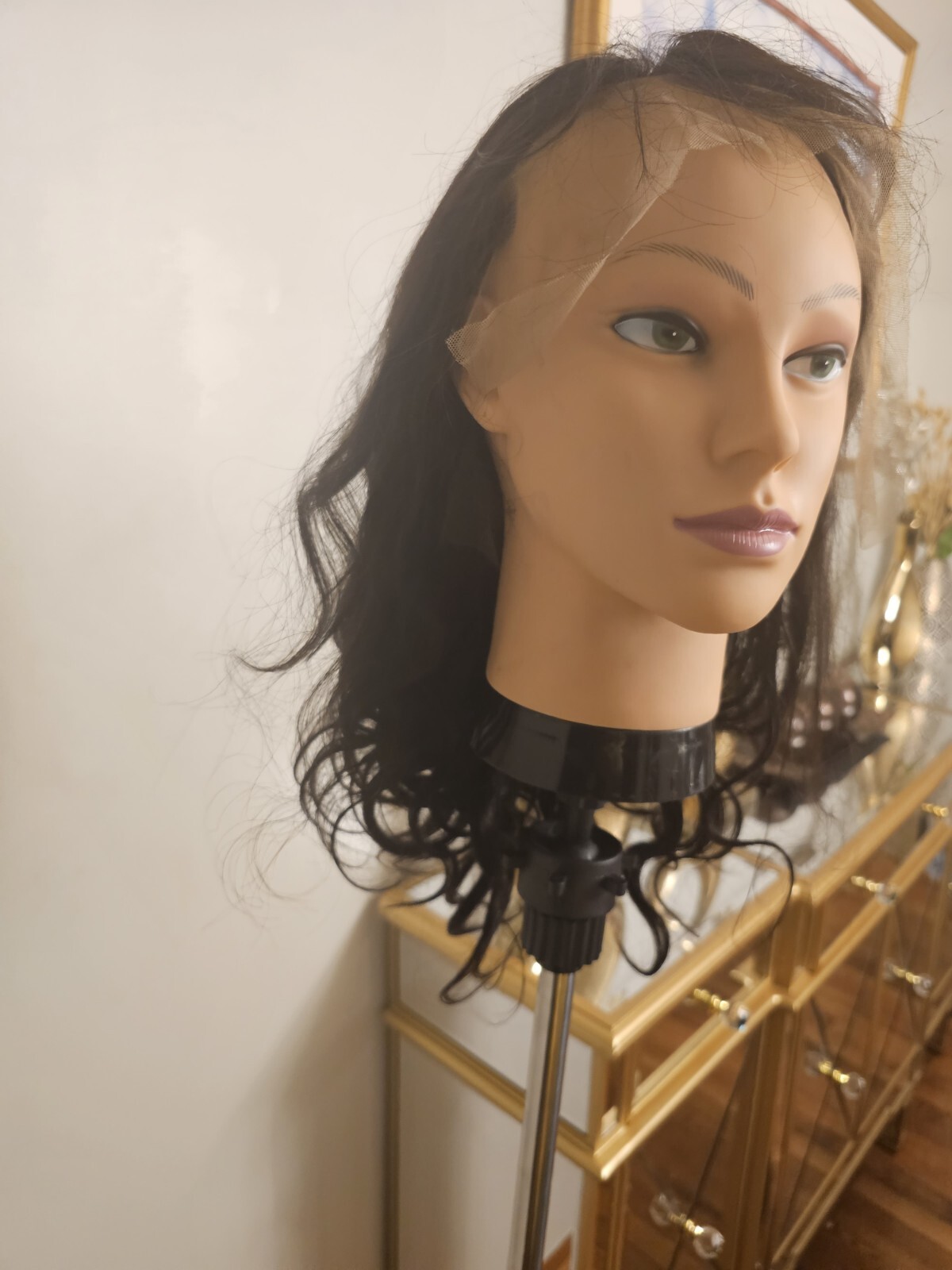 High Quality regular Top 18 to 20″ straight 100% Virgin Human Hair Lace Wig