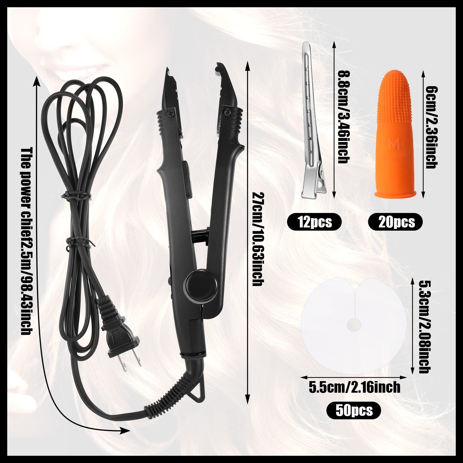 Hair Extensions Iron Fusion Keratin Hair Extensions Heat Tool Heat Connector …