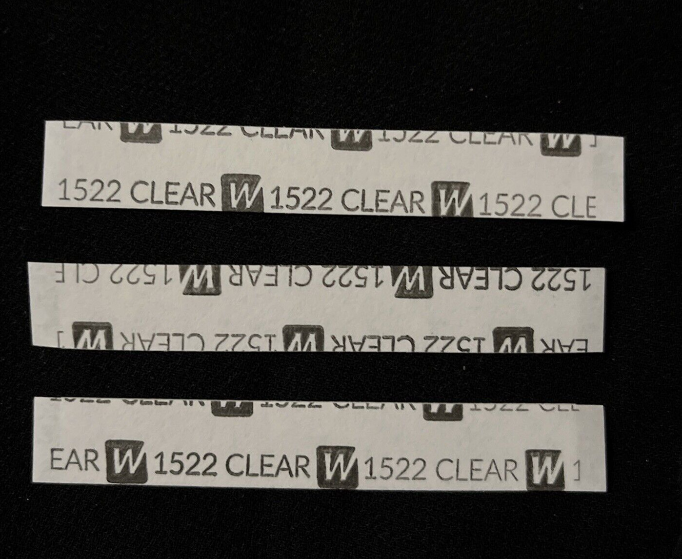 Walker 3M 1522 Hairpiece Tape 216 Pc1/2″ X 3 Straight 6 Pack Poly Wig Toupee-New