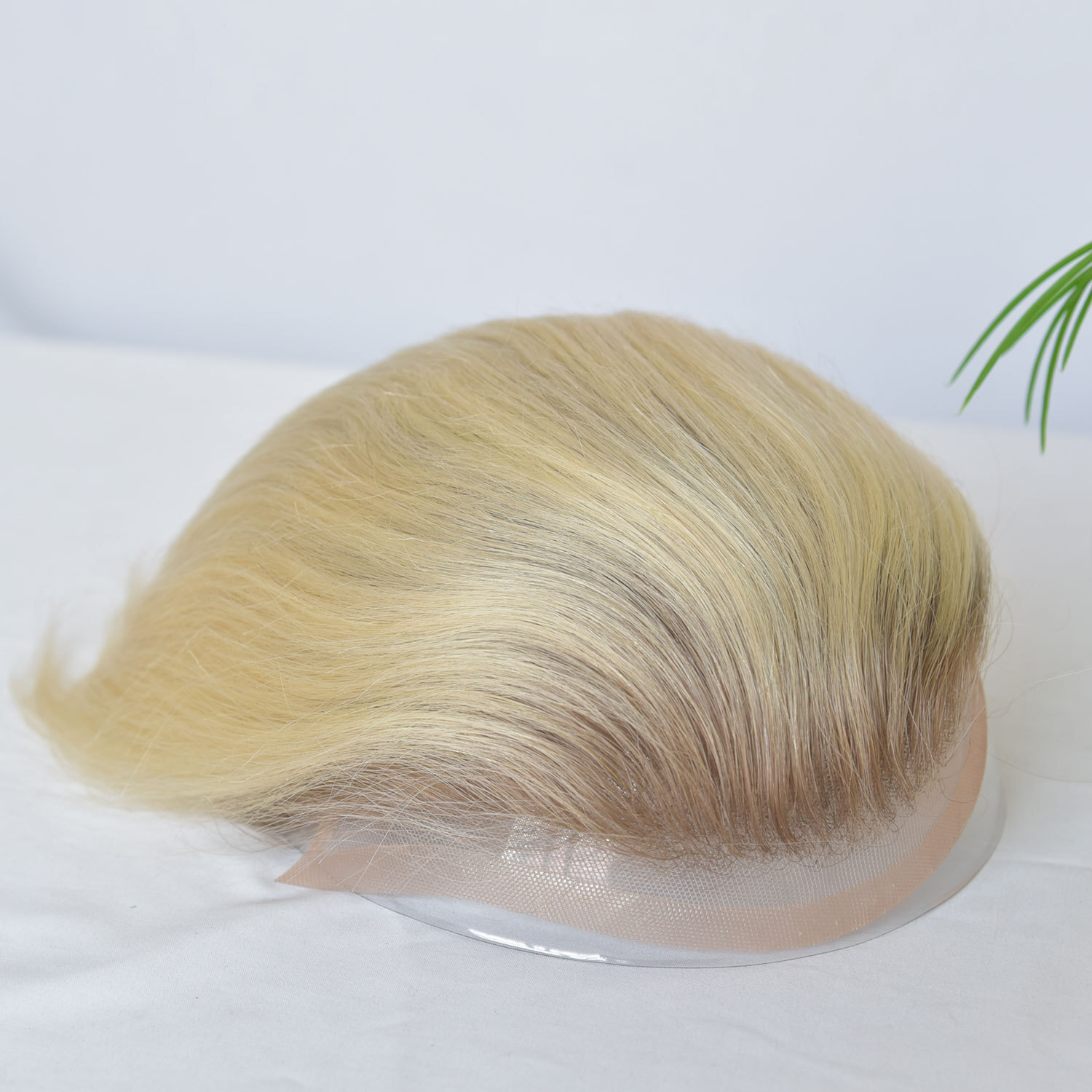 8X10 Hair toupee Wig For men Ombre Brown Human Hair Systems Unit Hollywood