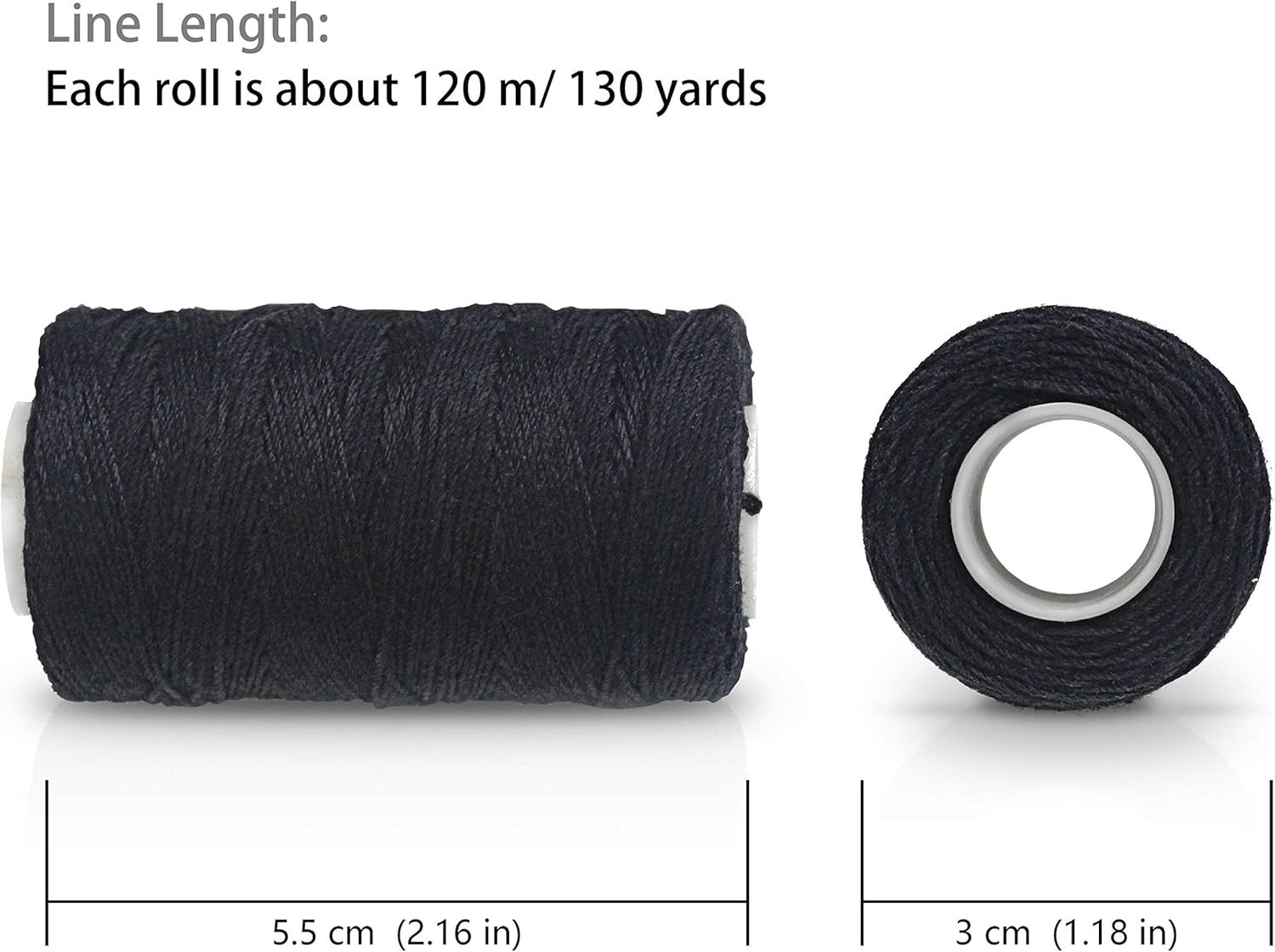 Weaving Needle Combo Deal – Black Thread with 10pcs Needles