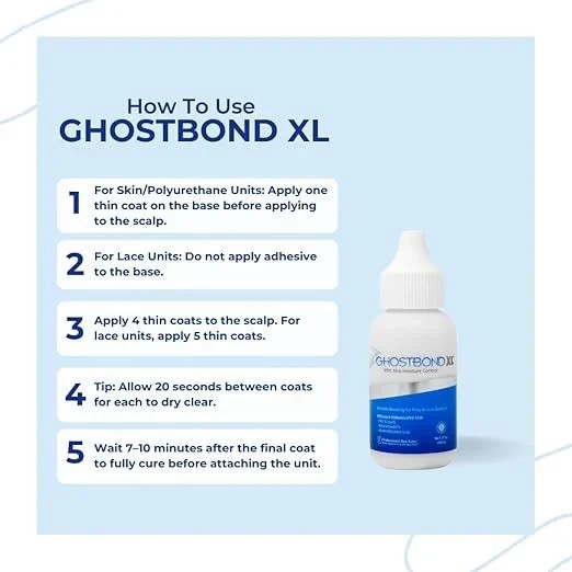 Ghost Bond XL Lace Wig Adhesive Hair Glue – 1.3 Oz