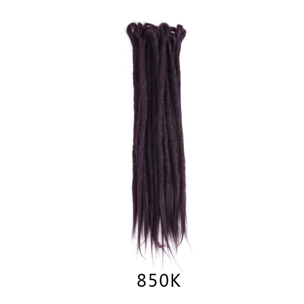 50cm Ombre Dreadlocks Extensions Crochet Braiding Hair Dreads Locs Synthetic New