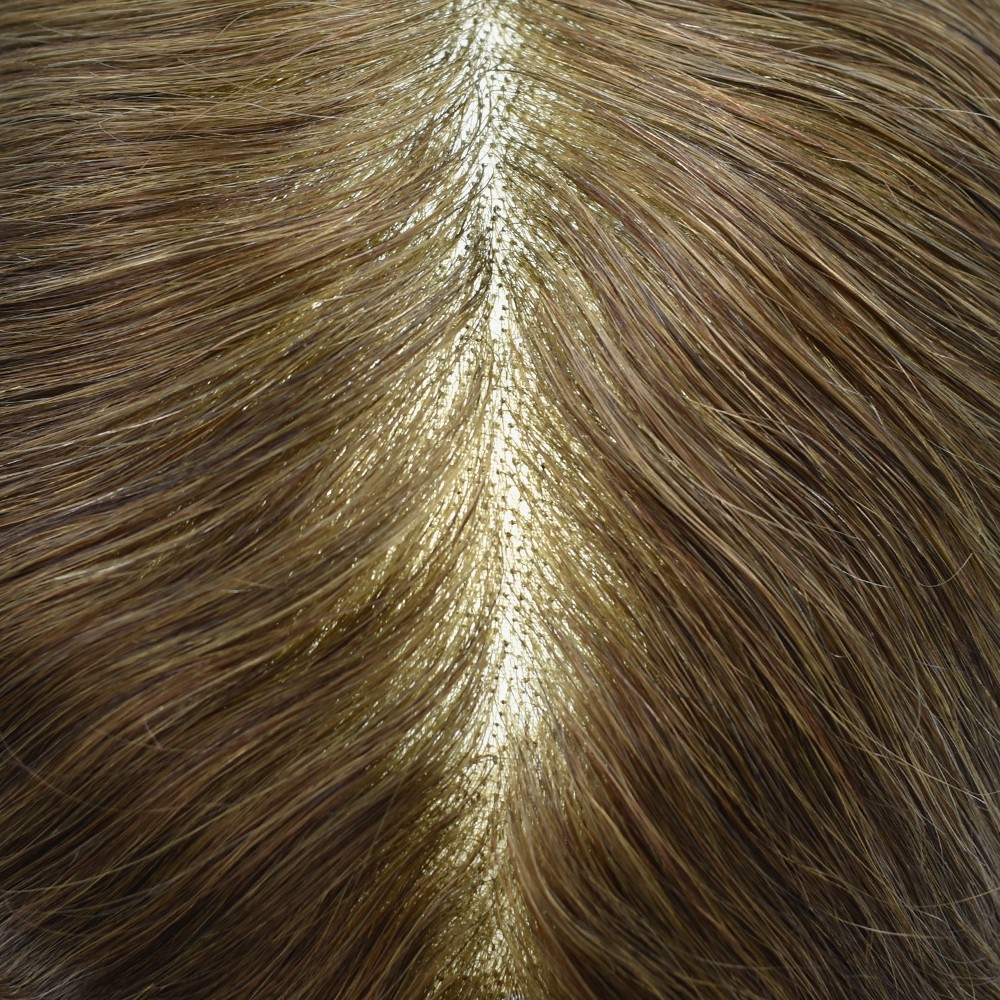 Mens Toupee Hair System Full French Lace Hairpiece Wig for Men Hair Replacements
