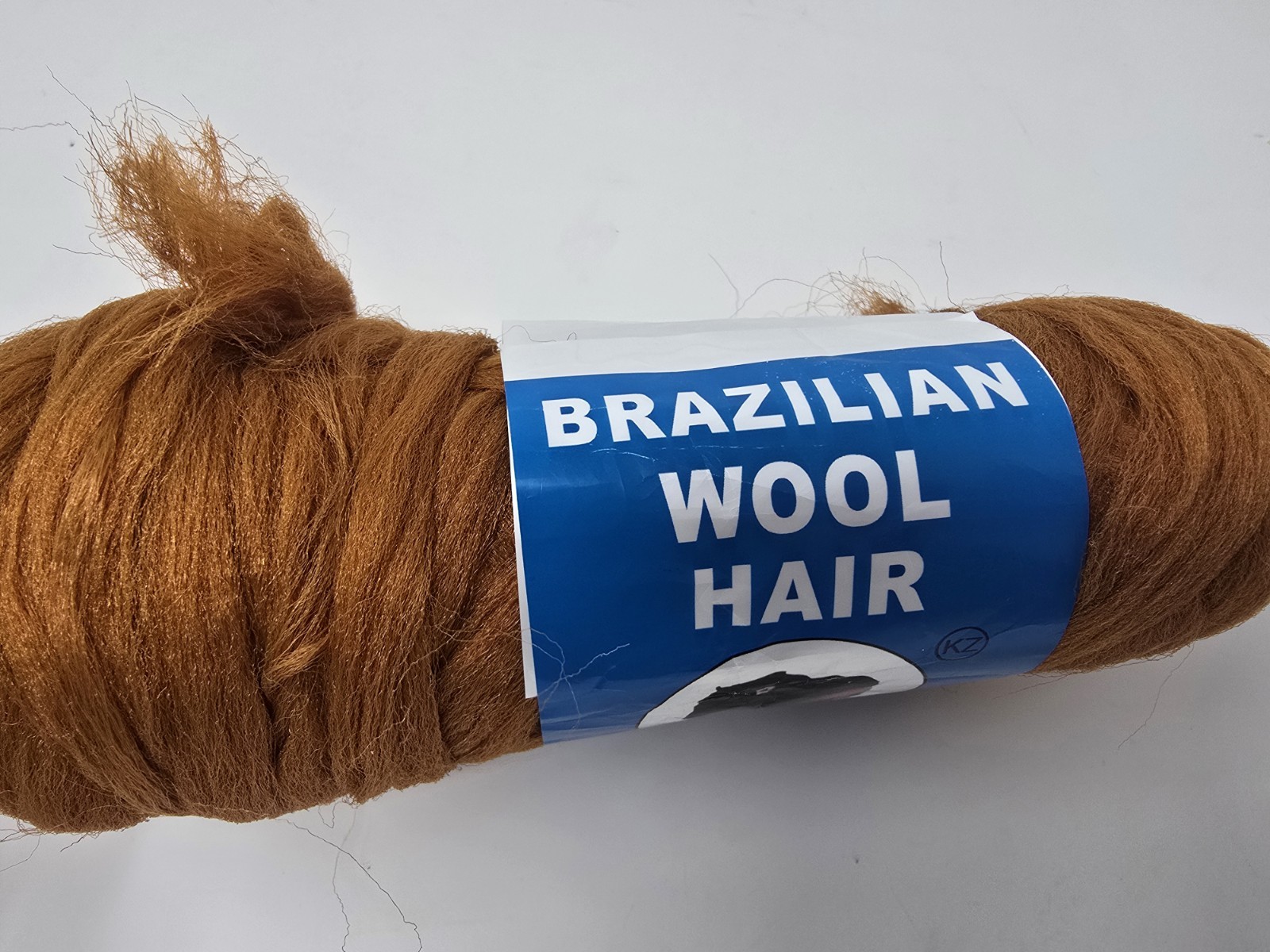 Brazil Brazilian Wool Hair Yarn for Braiding and Weaving 70G (5) 4 BEIGE 1 BROWN