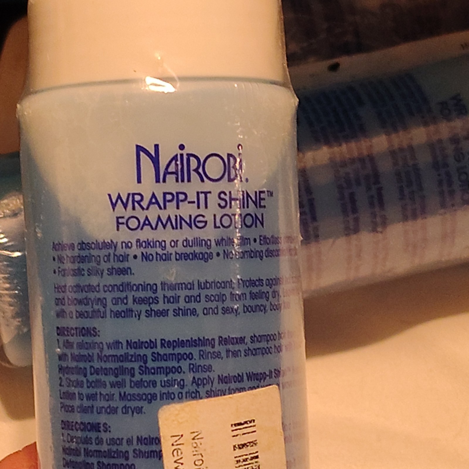Nairobi wrapp-it shine loaming lotion 3 bottles 8oz each
