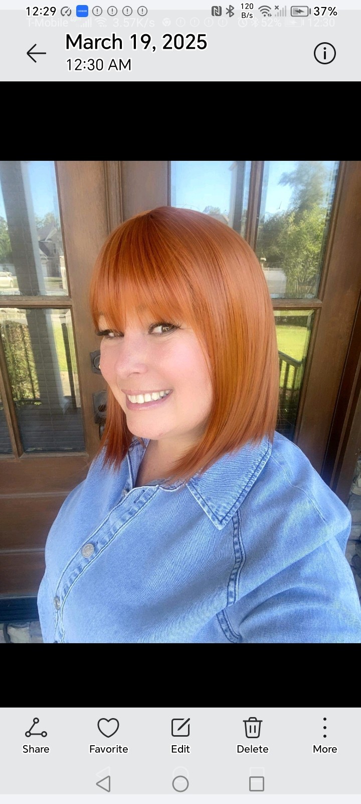 Auburn Straight Bob Synthetic Wig w/ Bangs Adjustable Strap Classic Cap One Size