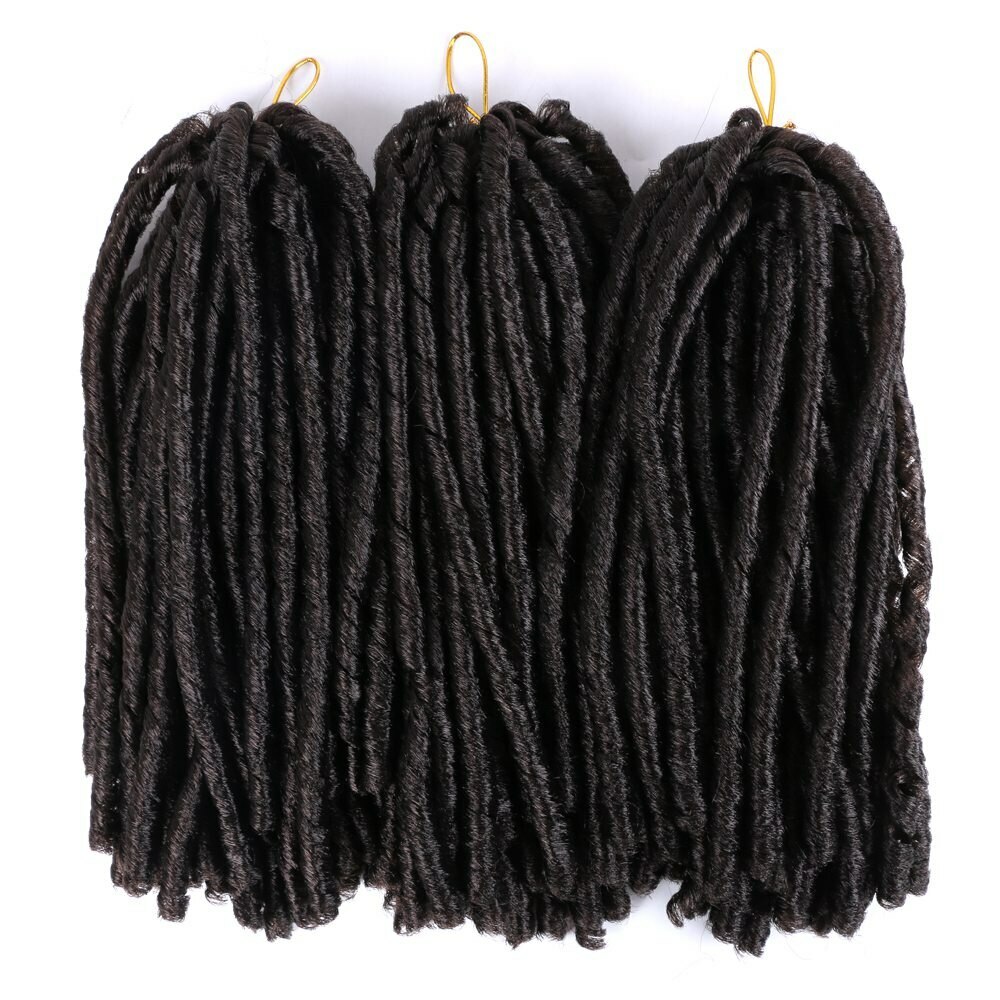 14 Inch Soft Faux Locs Crochet Hair Soft locs Synthetic Braiding Hair Extensions