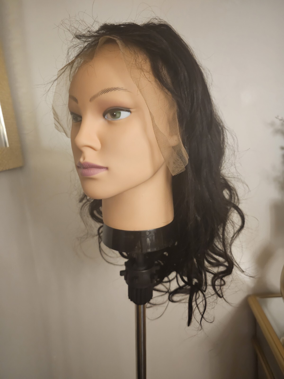High Quality regular Top 18 to 20″ straight 100% Virgin Human Hair Lace Wig