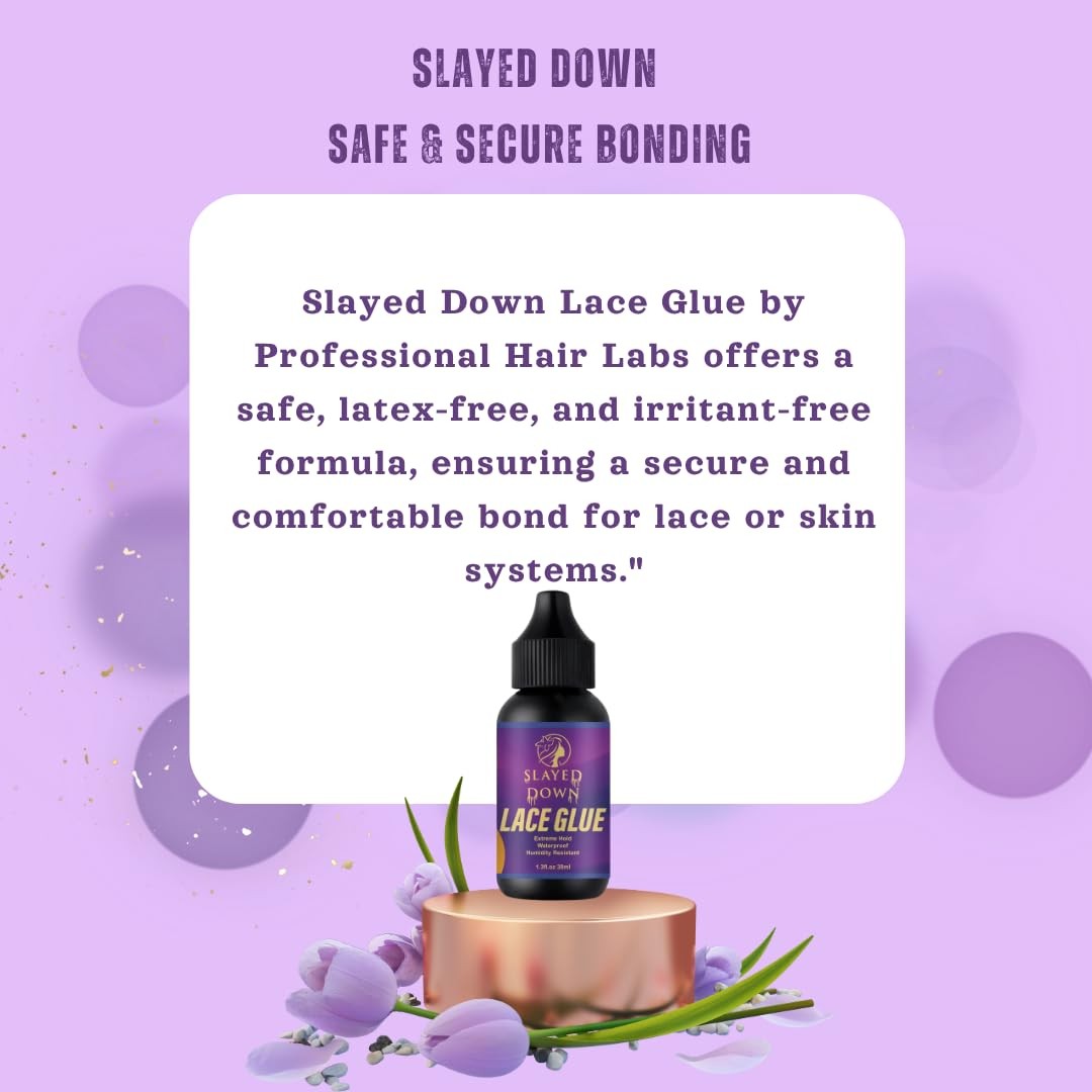 Extreme Hold Lace Glue for Wigs – Waterproof, Invisible Bonding, Water & Oil-…