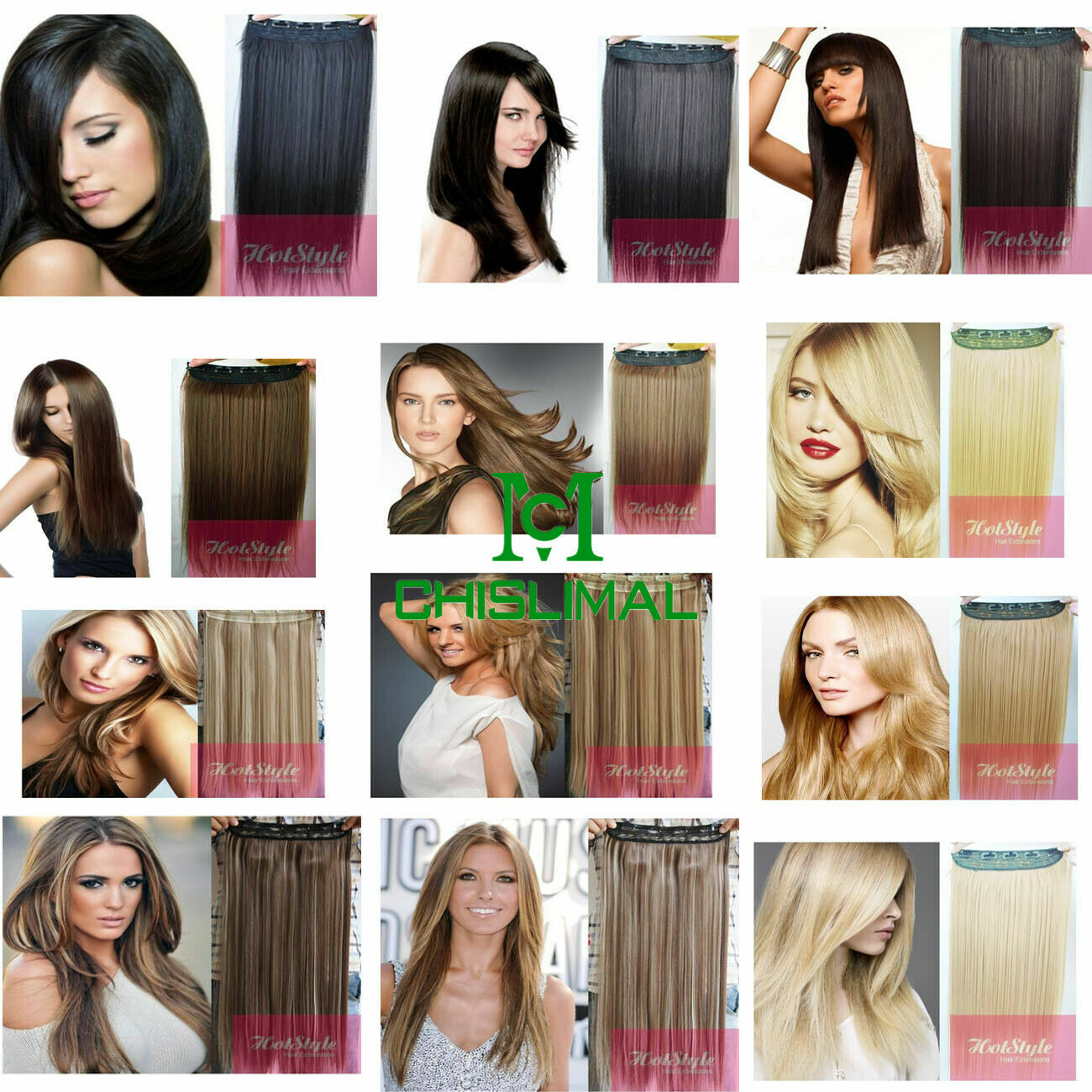 20 Inch 120g 140g 160g One Piece Clip In Remy Real Human Hair Extension Wefts
