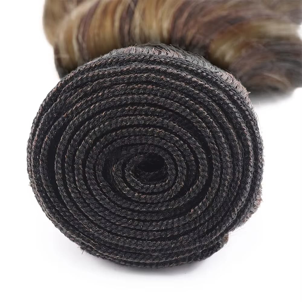 P4/27 Blonde Human Hair Bundles Body Wave 1 Bundle Remy Hair Bundles 100g 12″