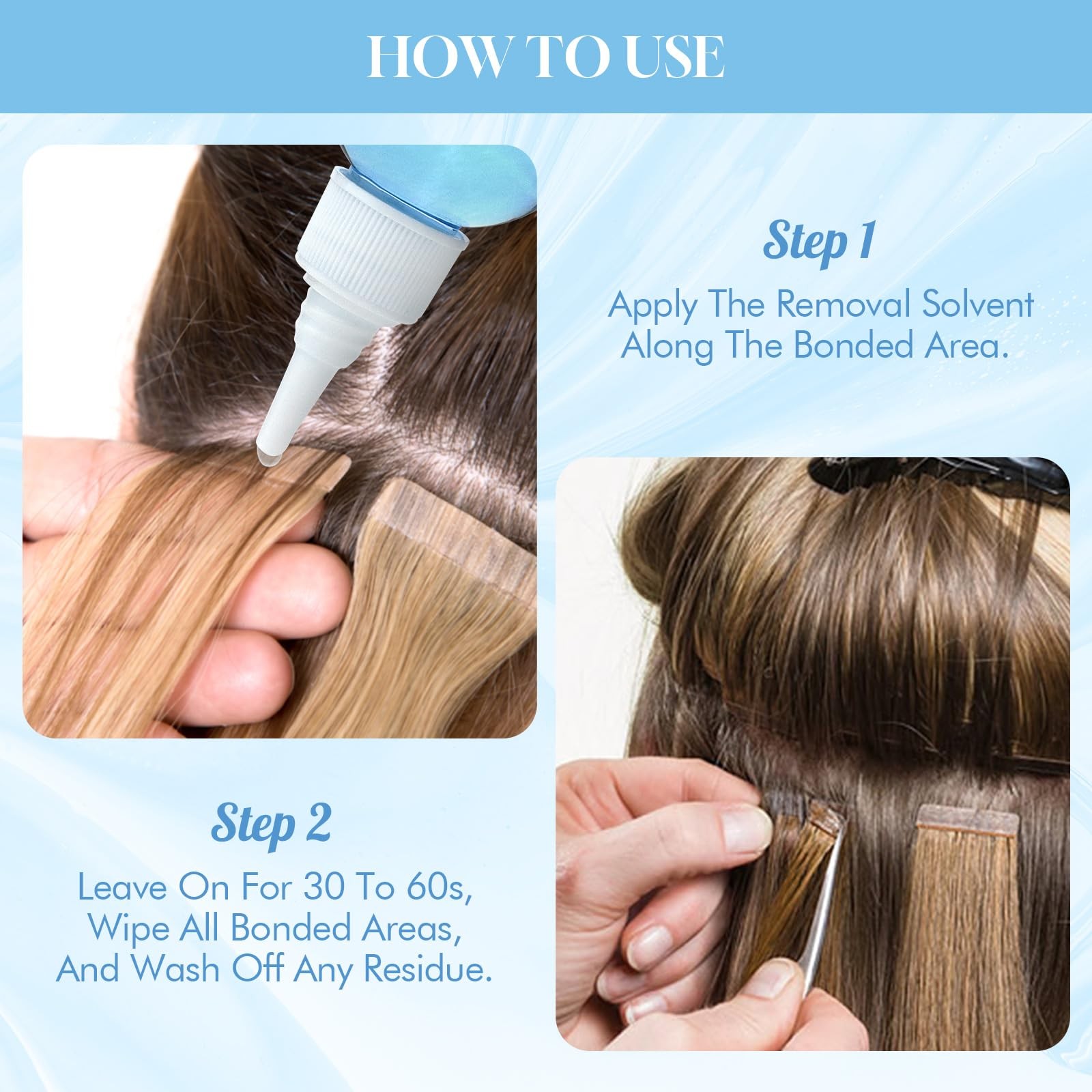 Dolahair Tape in Extension Remover Spray Lace Glue Wig Clear
