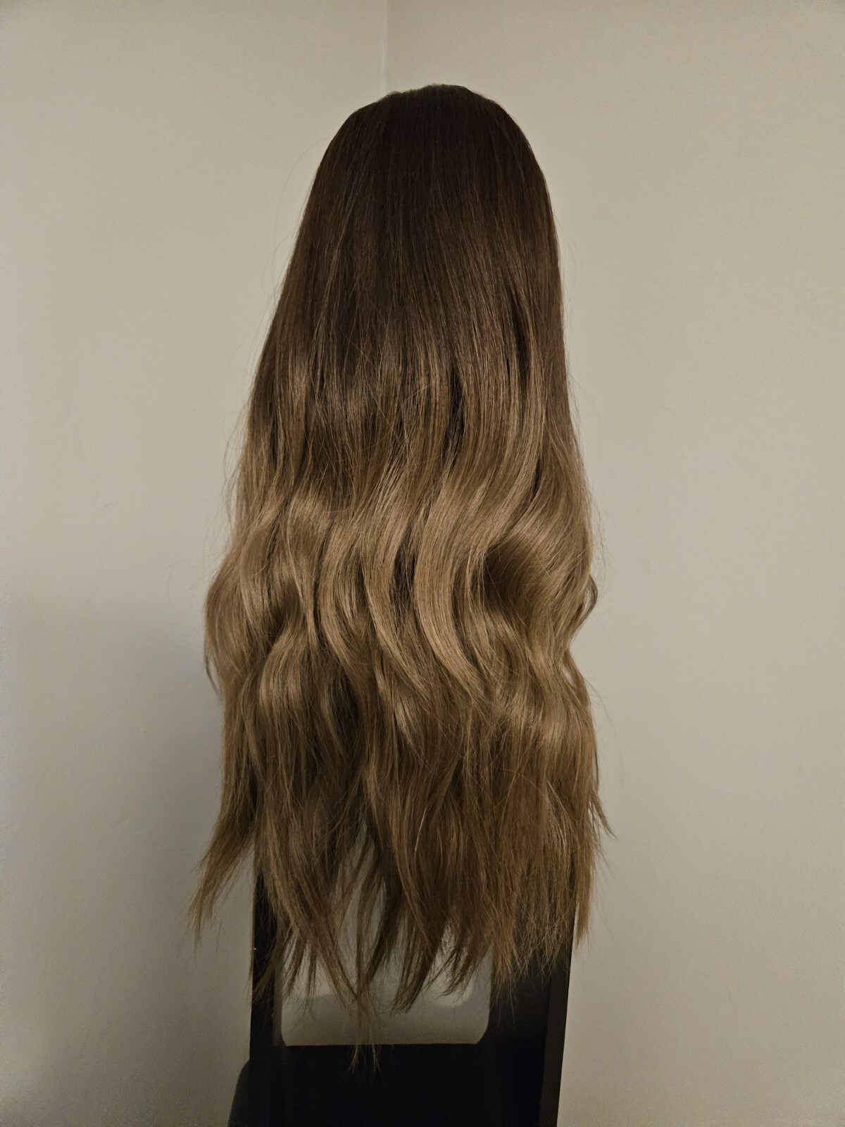 SUPER NATURAL LOOK WAVY MIXED BROWN WOMEN’S WIG Lace Front