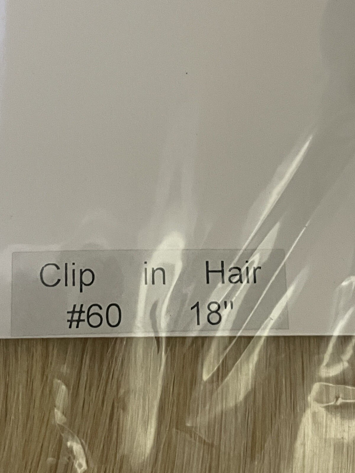 Human hair extensions 100% remy hair 18″ clip 7 pc 70 g #60