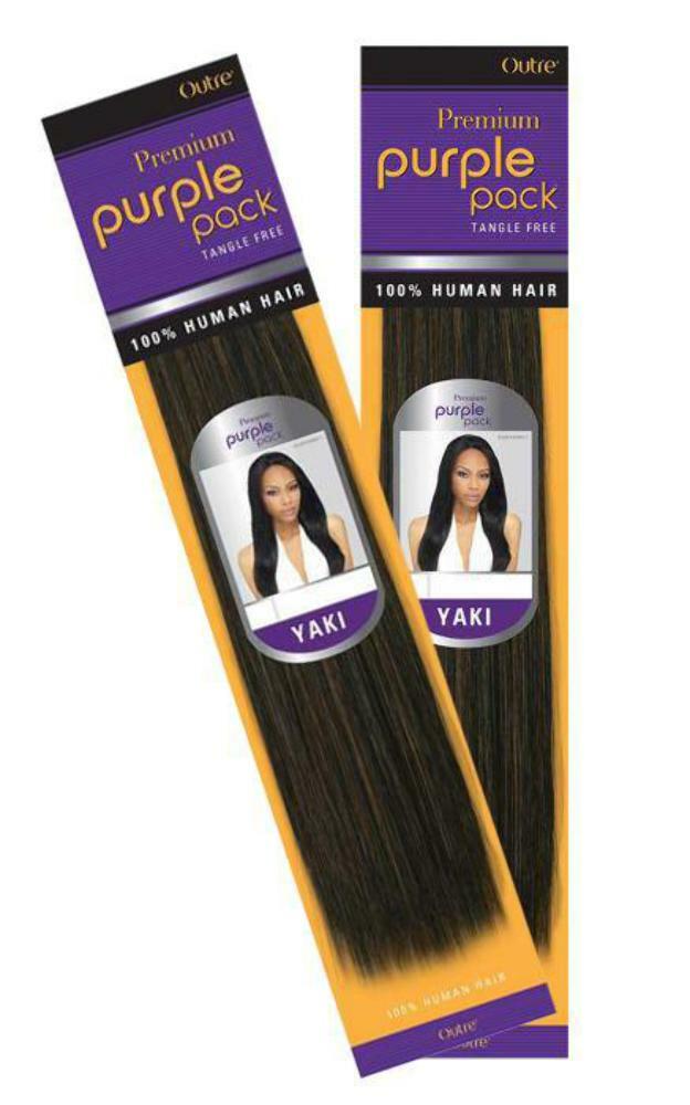 (2 Pack) Outre Premium Purple Pack Yaki 8″