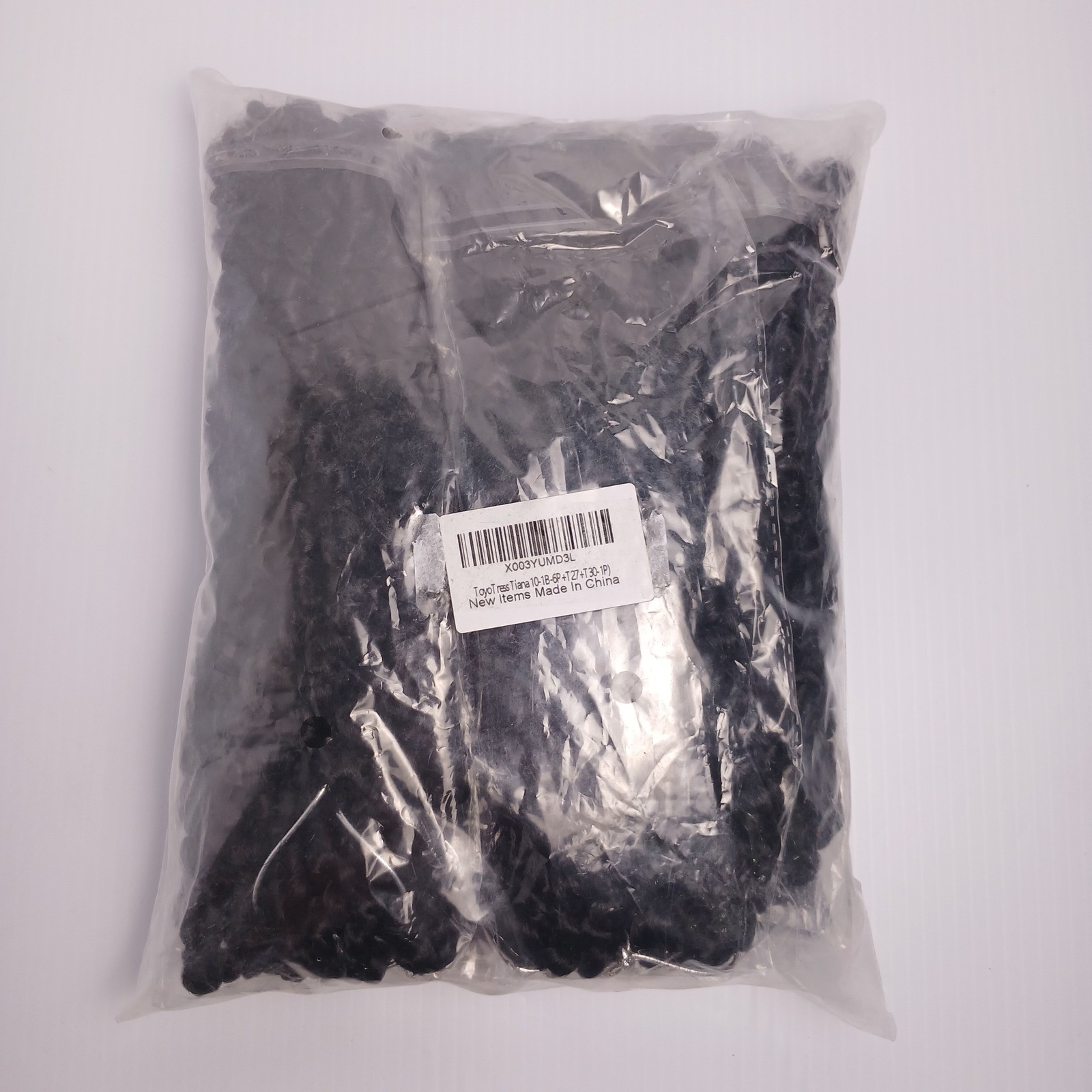 ToyoTress Tiana 10 Inch Passion Twist Crochet Hair 8 Pack Black Ombre 1B T27 T30
