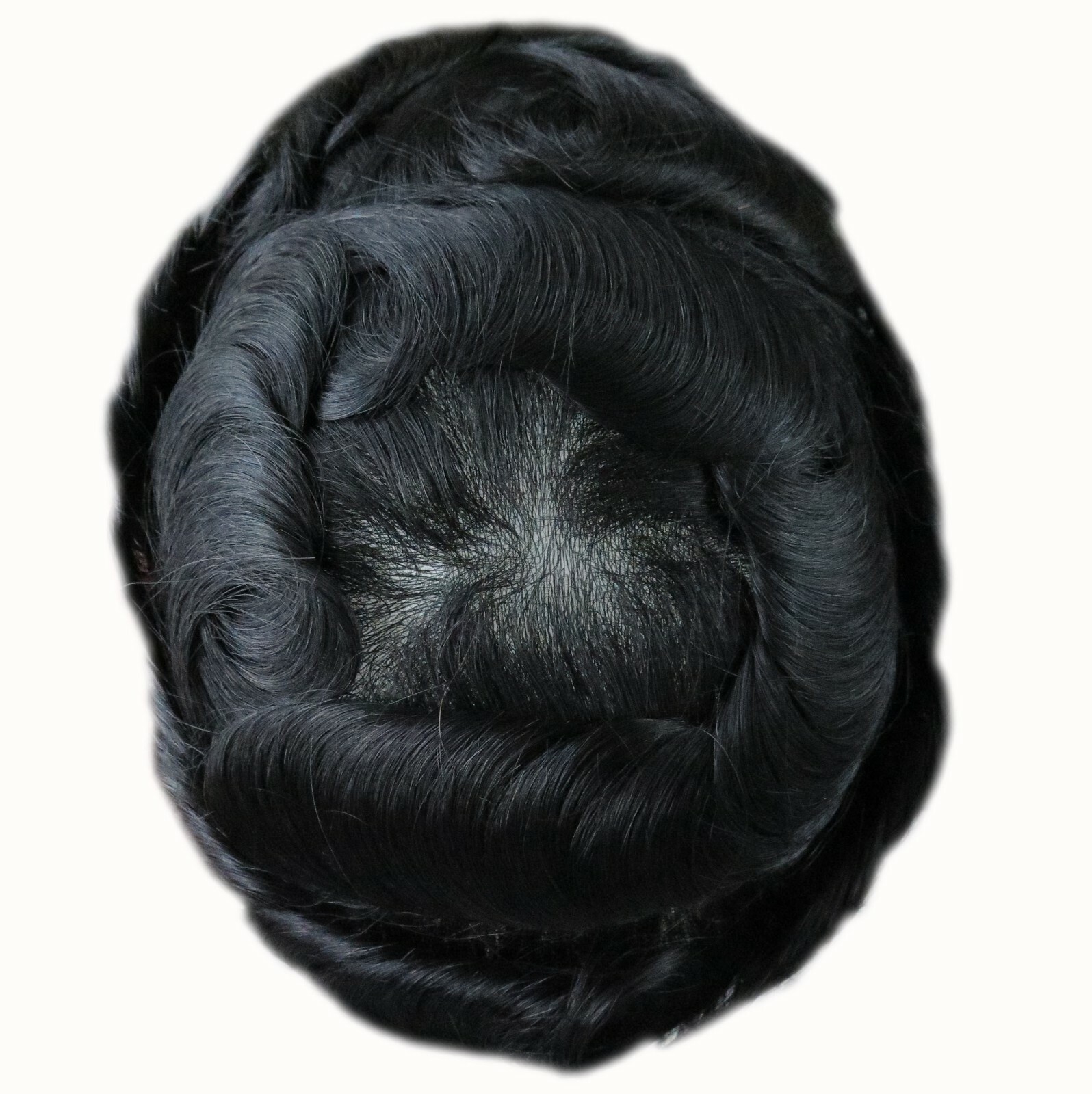 Toupee for Men Natural Thin Skin Real Human Hair Replacement System Hairpieces