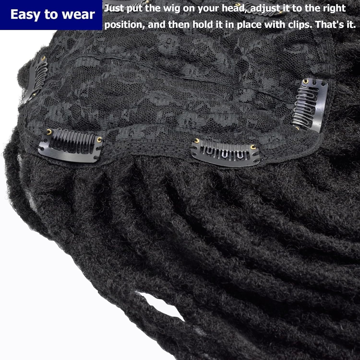 Effortless Installation Men’s Dreadlock Wig