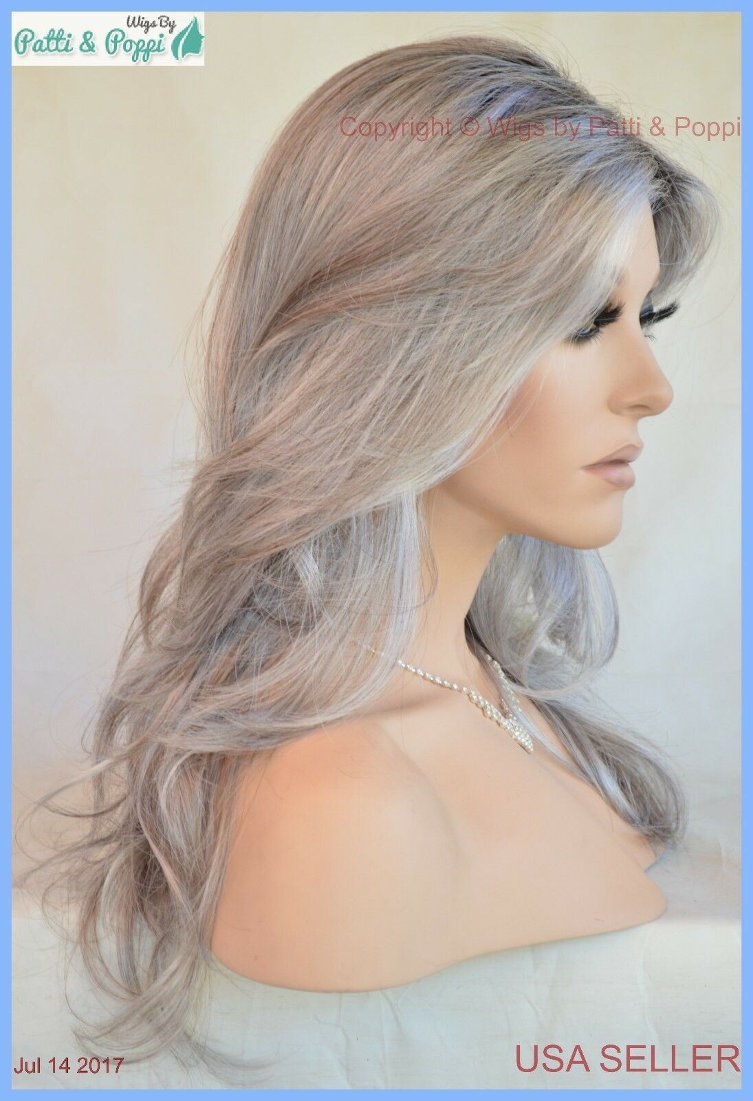 Orchid | Lace Front W Lace Part Wig Estetica GREY ROOTED CROMERT1B MUST SEE