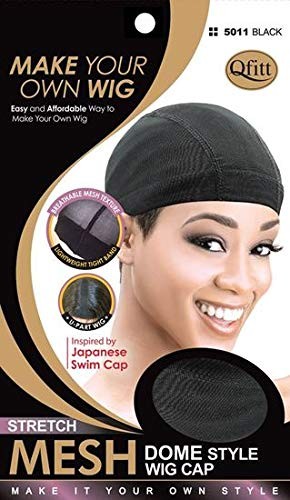 Mesh Dome Style Wig Cap by 5011 Black