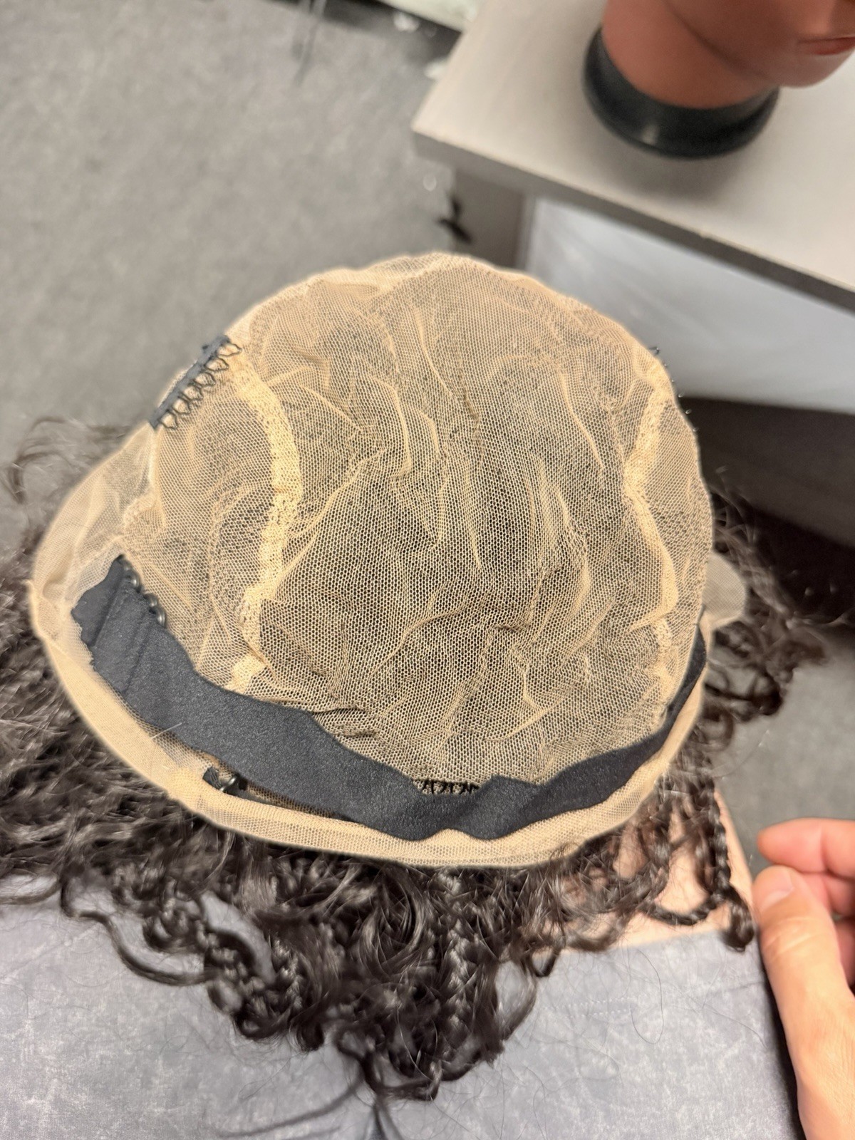 👍good Brand LUVME Human Hair Wig Long Black Wavy Wig Open Box No Accessories