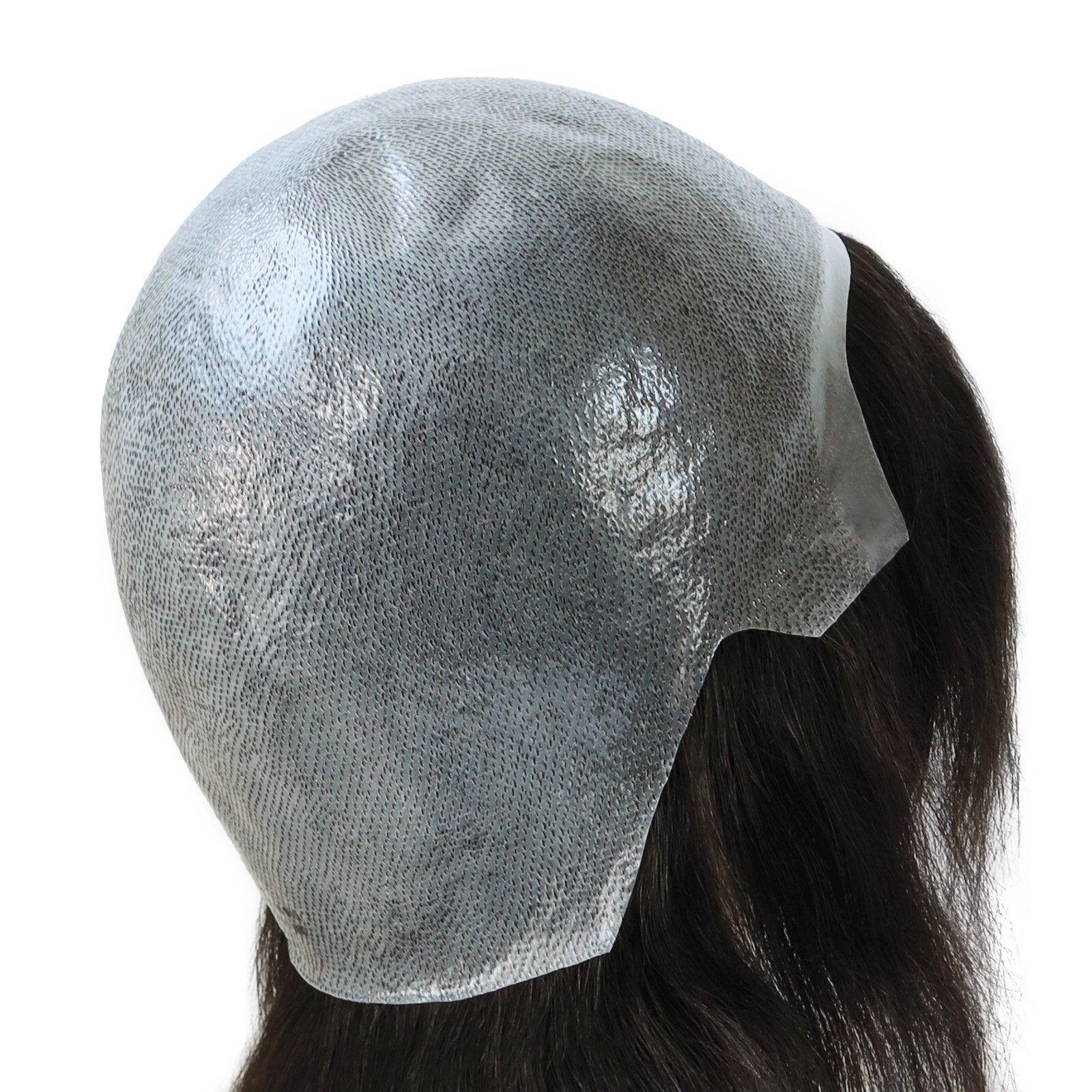 Women Chinese Culticle Remy Hair Full Thin Skin Wigs Human Hair Medium Size 14”