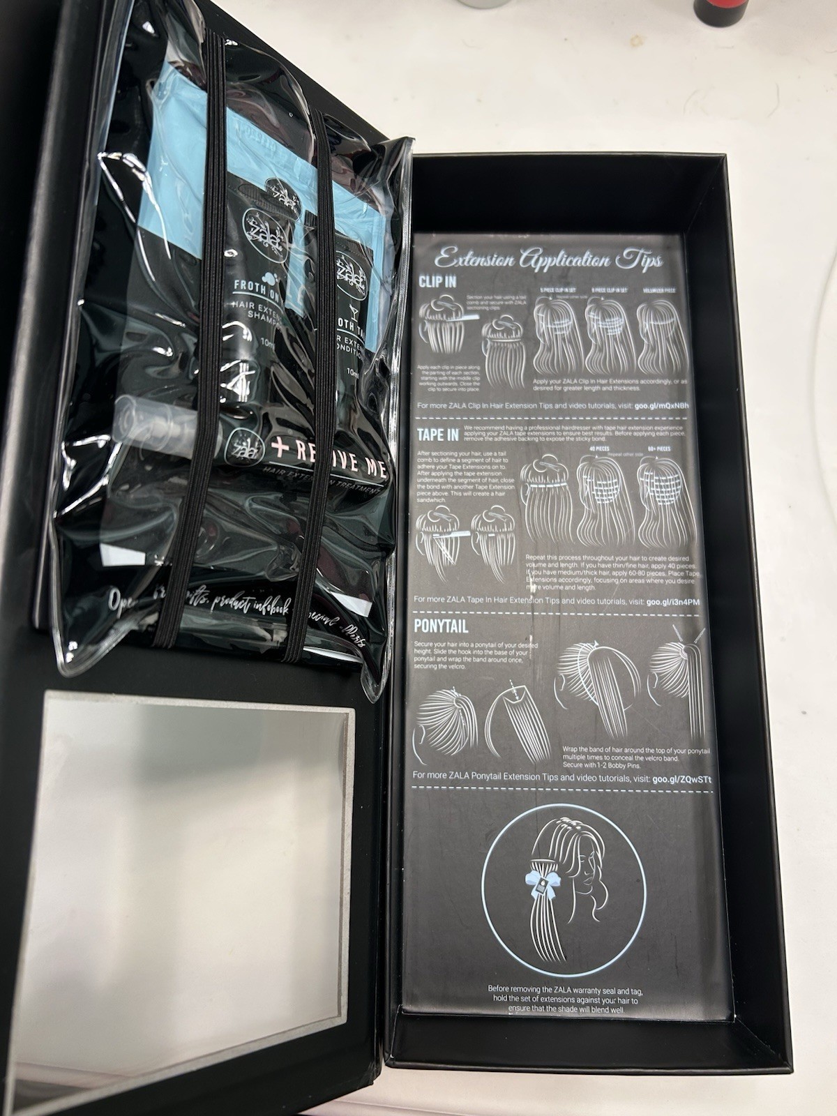 ZALA 16 In Hair Extensions CHESTNUT BROWN #6-NEW IN BOX