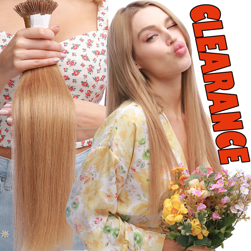I-Tip Stick 100% Remy Human Hair Extensions Pre Bonded Keratin Fusion Thick 1G/S