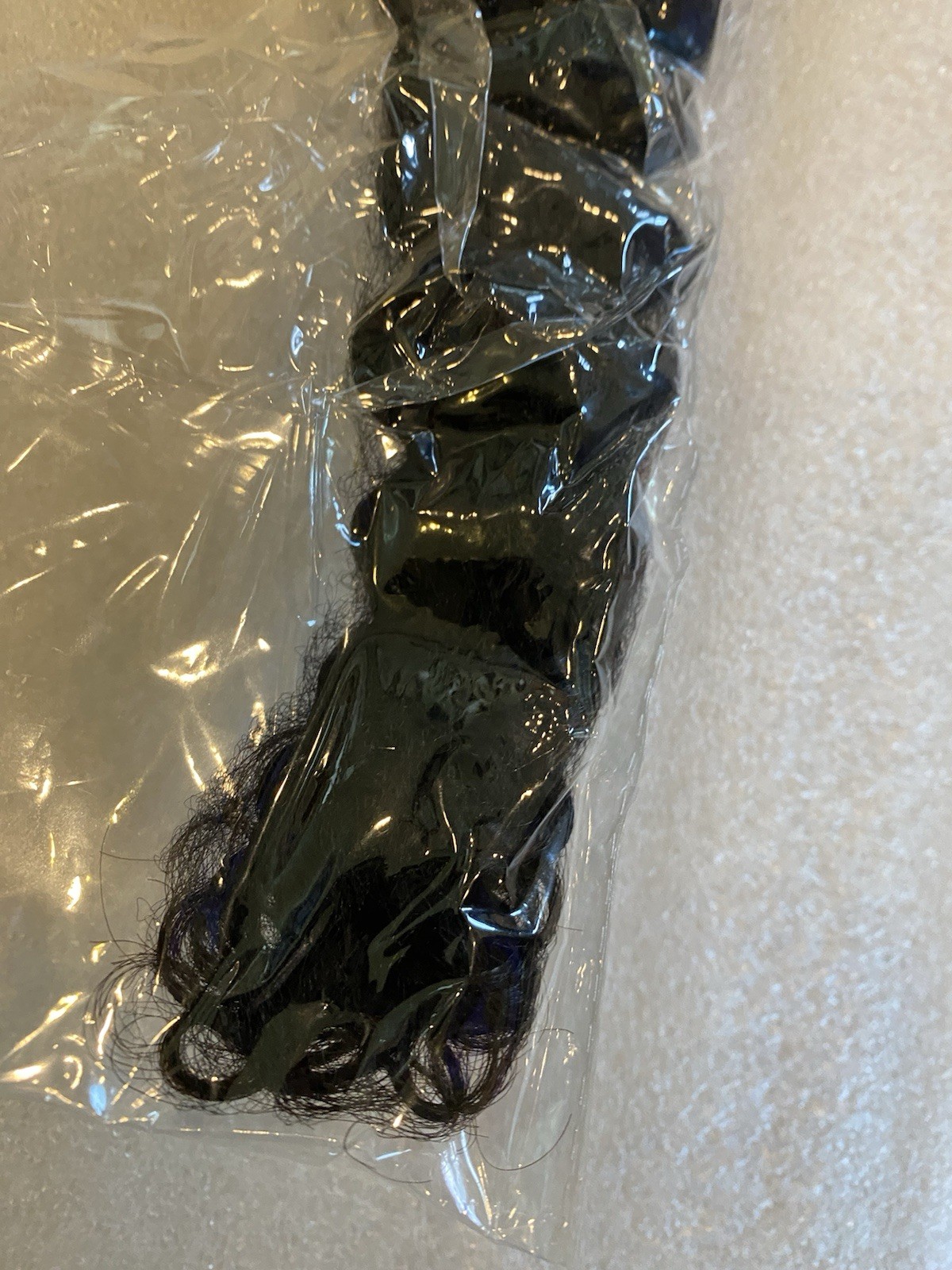 Ashine 100% Brazilian Human Hair Extensions-Black 107-1B#-20”-DC Deep Curly