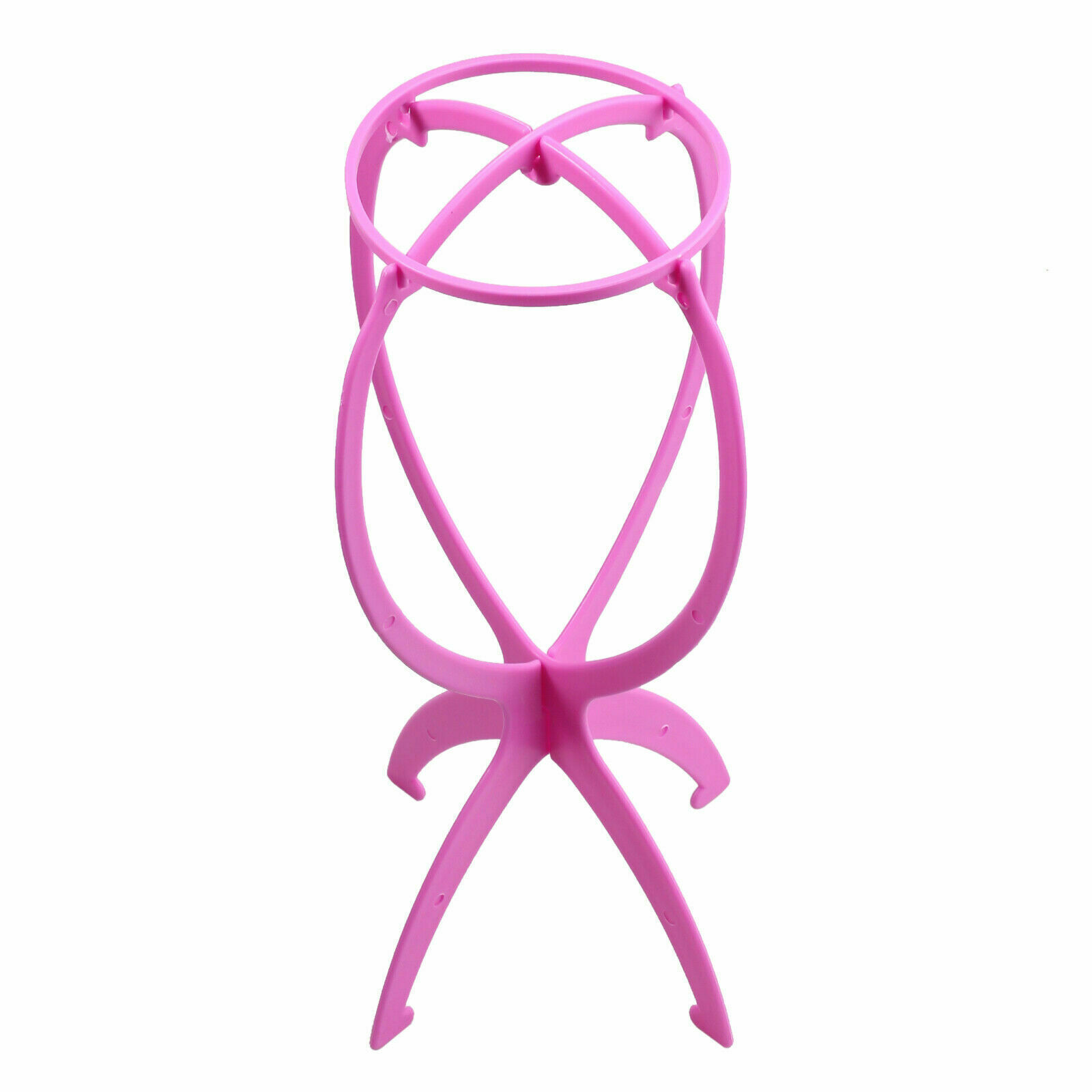 3PCS Wig Display Stand Mannequin Dummy Head Hat Cap Hair Holder Foldable Tools