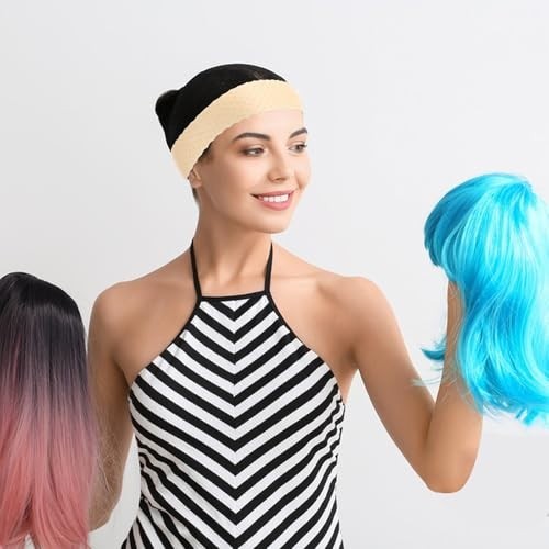 3 PCS Wig Grip Band, Adjustable Silicone Wig Headband, Non Slip Wig Bands Elasti