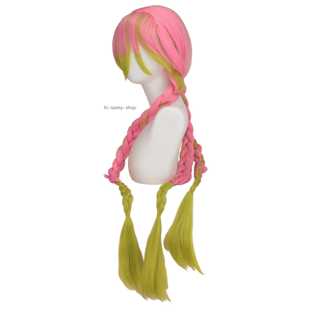 Ghost Killing Blade Nine Pillars Love Pillars Ganlu Temple Statue Cosplay wig