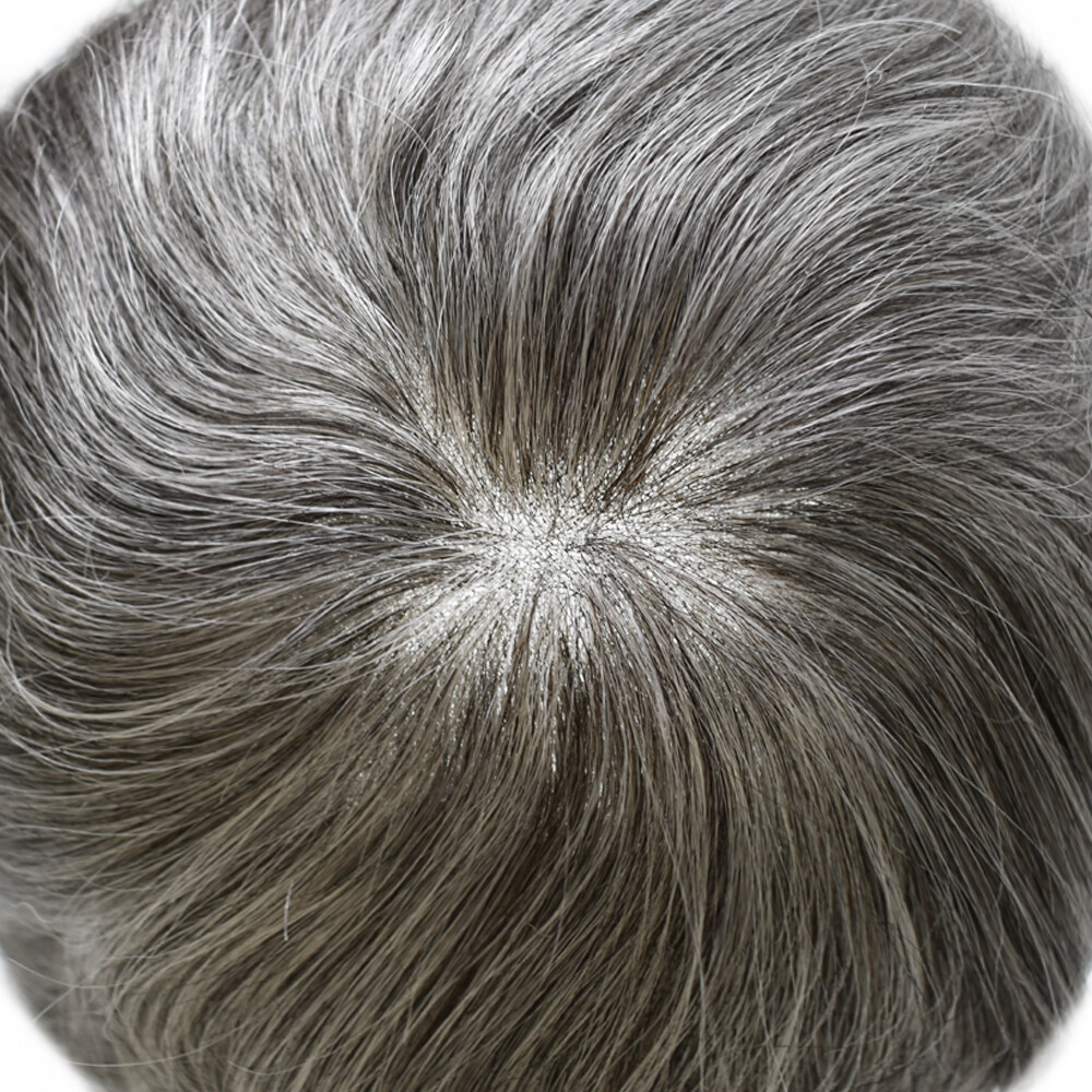 MensToupeeFull Swiss Welded Lace Mens Hairpiece Hair System Toupee For Men
