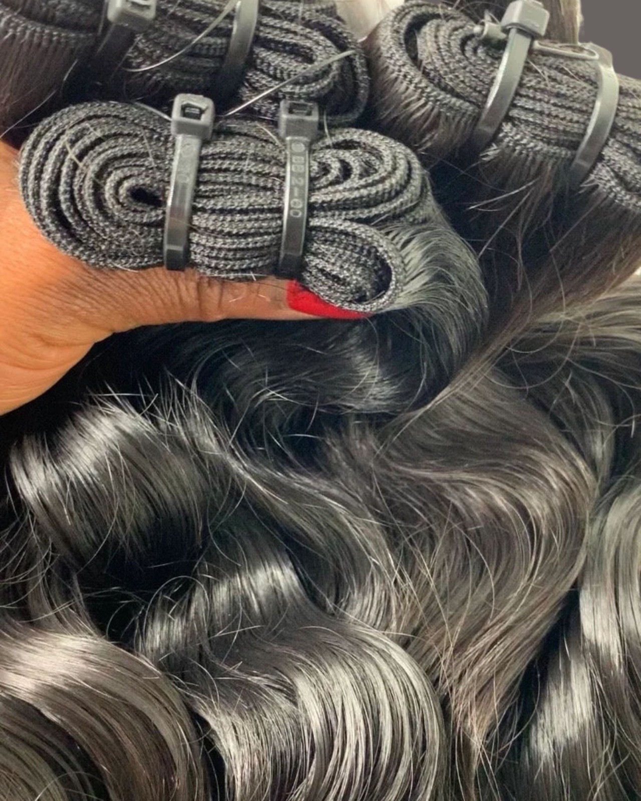 Raw Indian Human Hair Bundles Virgin Unprocessed Weave Extension
