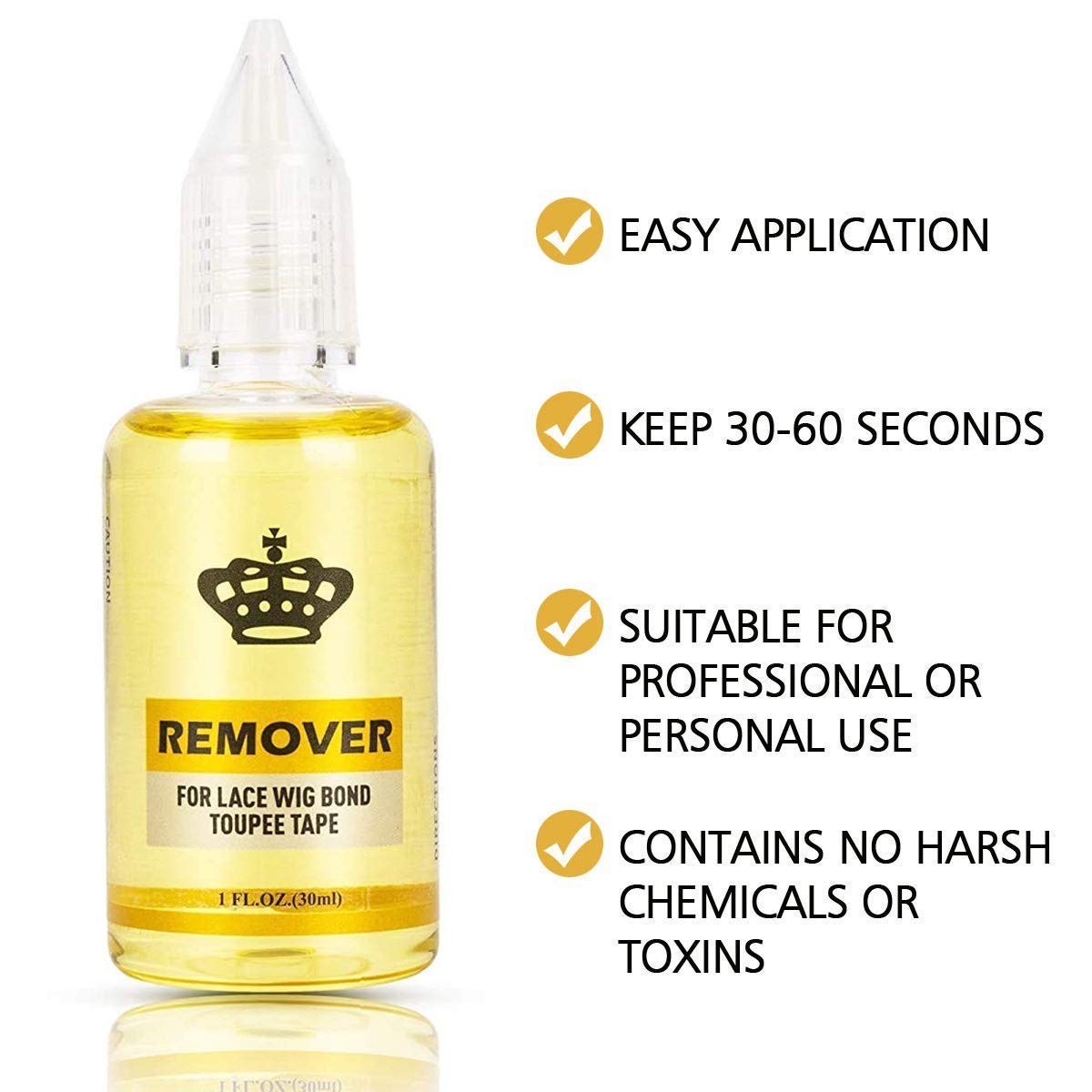 Tape-in Hair Extension Adhesive and Glue Remover – Fast Acting for Lace Wigs …