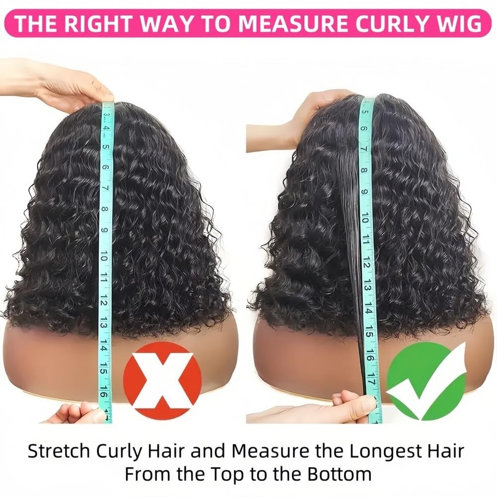 Curly Half Wig Human Hair 200 Density, Beginner-Friendly, Glueless 18″ Kinky Cur