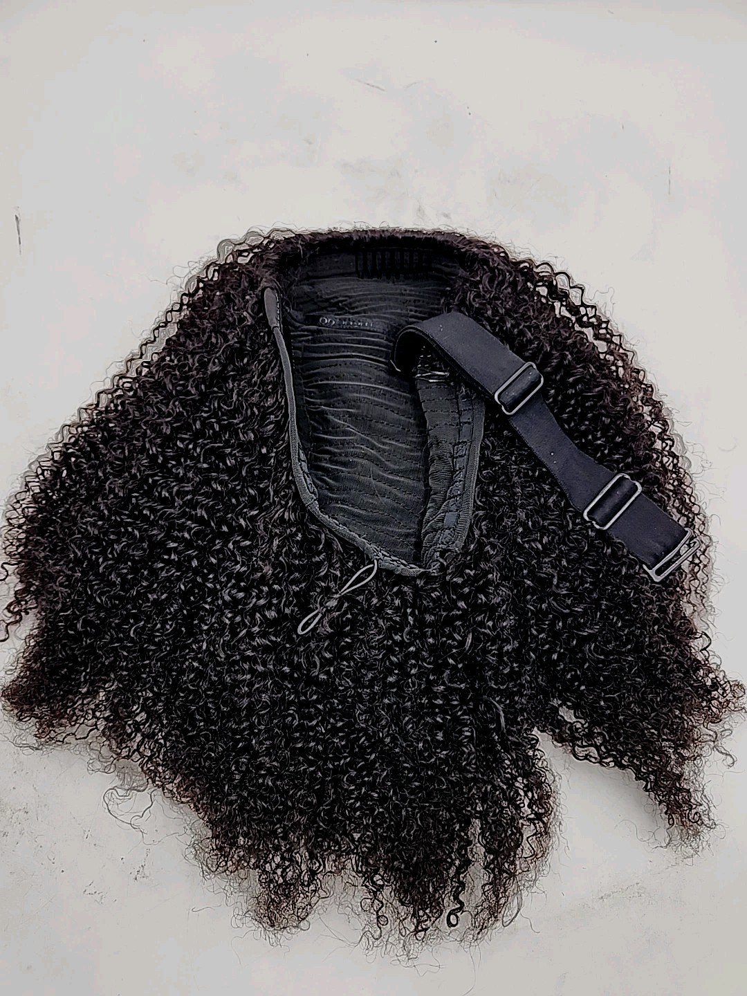 NEW OQ Hair Afro Curly Drawstring Half Wig 16″ Bob
