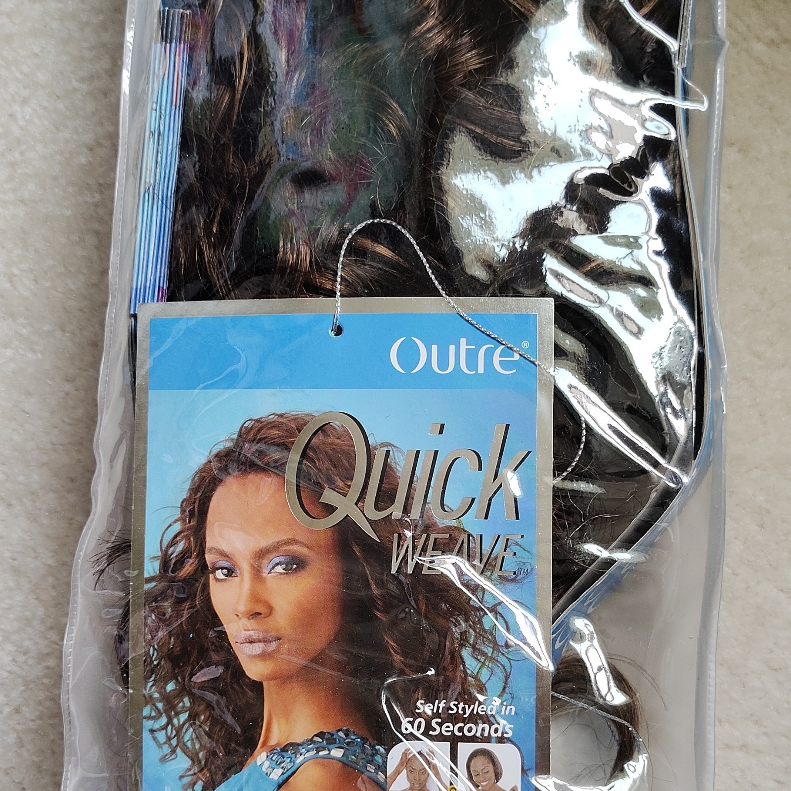 Outre Quick Weave Monica S4/27 Curly Weave Hairpiece Women Brown/Blonde