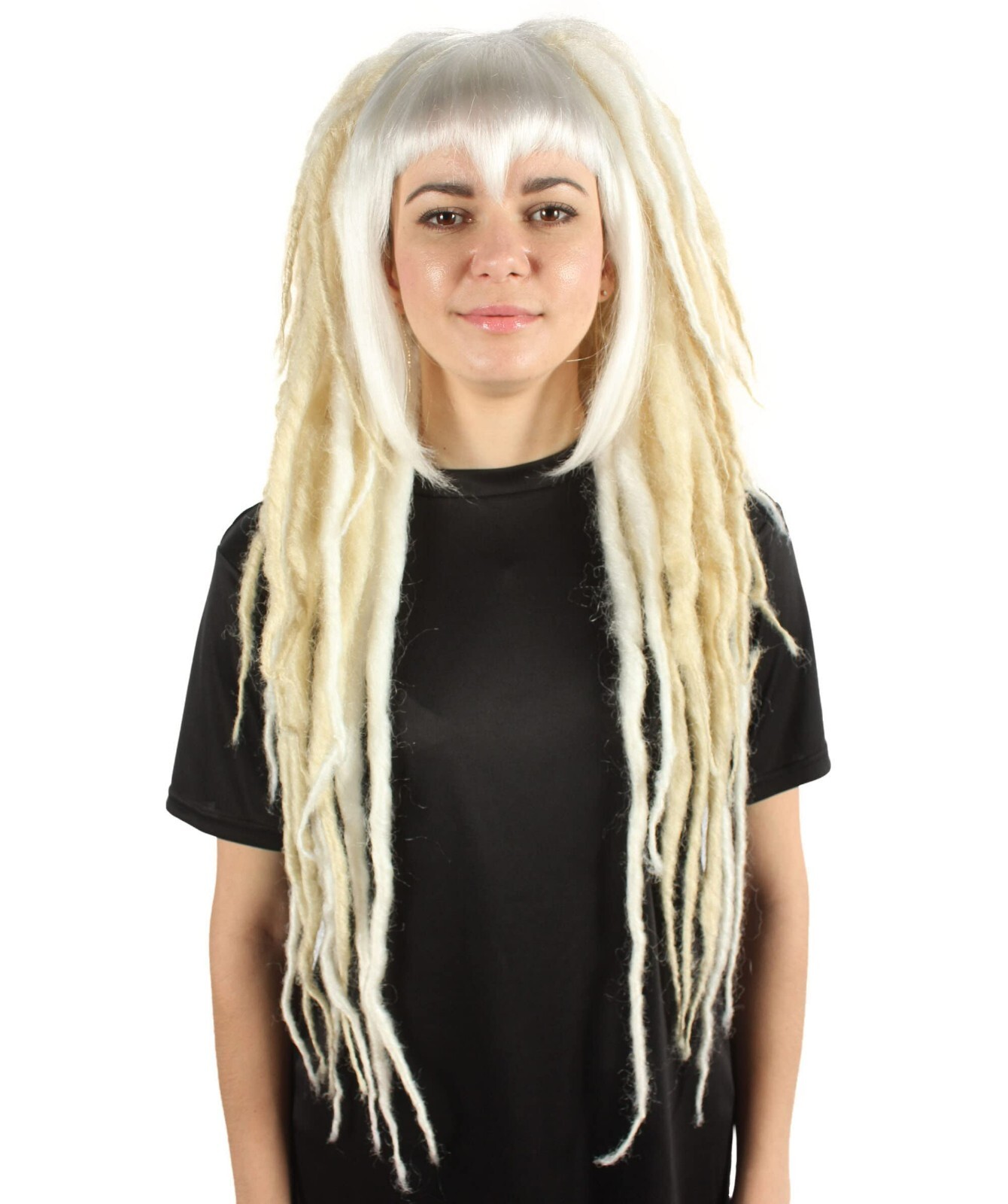 Adult Women’s White Blonde Vampire Wig with Dreadlocks HW-7044