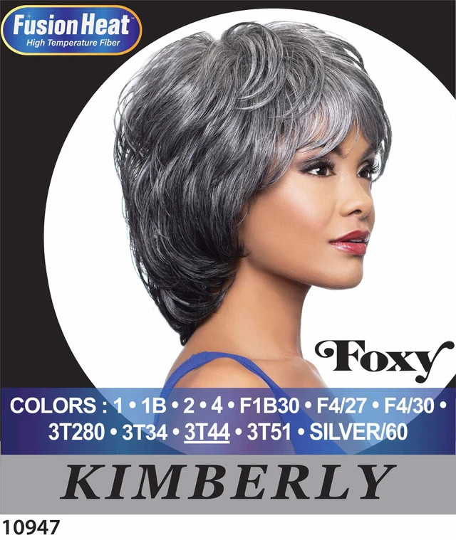 Foxy Silver KIMBERLY, Straight, Layered, Short, Synthetic Wig