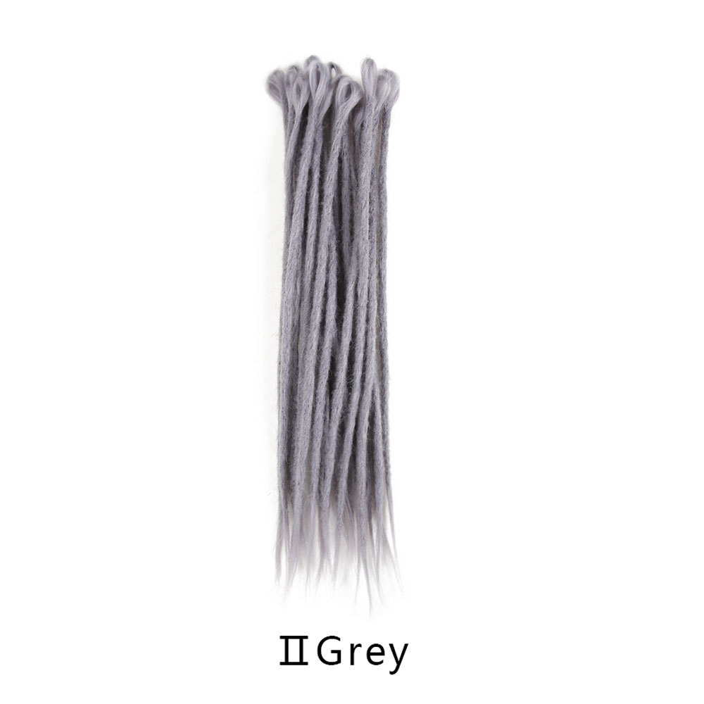 50cm Ombre Dreadlocks Extensions Crochet Braiding Hair Dreads Locs Synthetic New