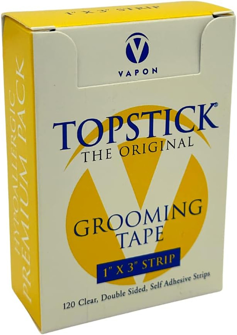 Topstick 1″ X 3″ – Clear Strips – New Hypoallergic Premium Pack – 120 Count