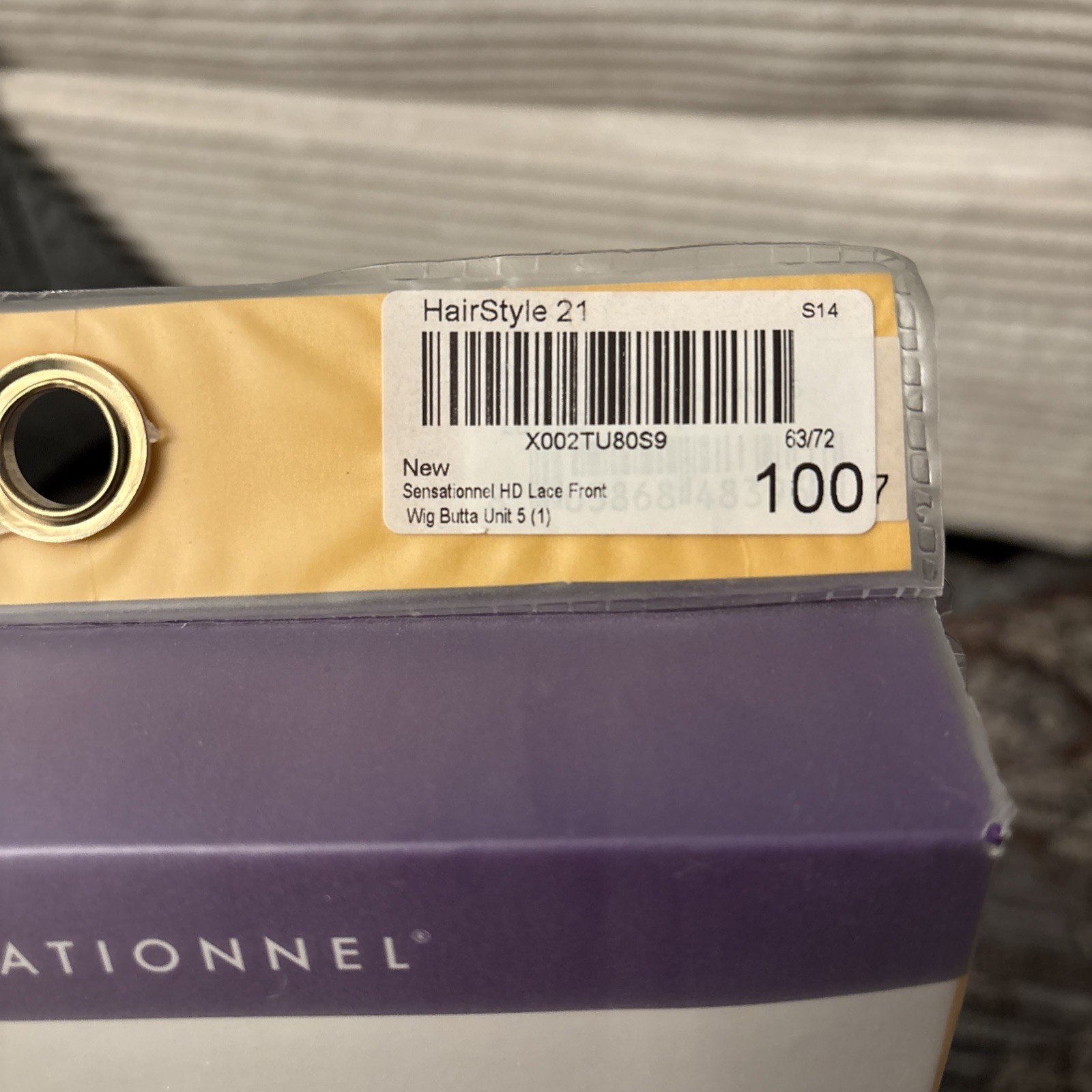 Sensationnel Synthetic HD Lace Front Wig – BUTTA UNIT 5 (Color 1) NEW