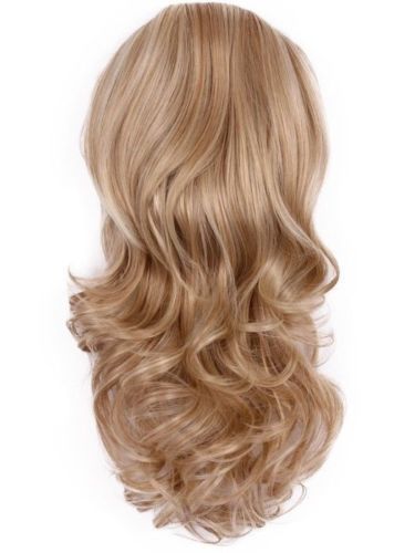NEW 3/4 Machine Cap Half Wig Body Wave 100% Human Hair Remy Hair 3/4 Half Wig