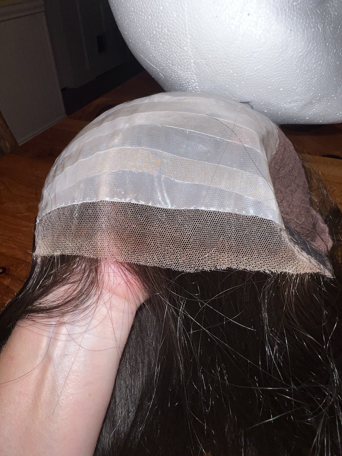 Madison Hair Collection Human Hair Wig Dark Brown/Black Size Medium