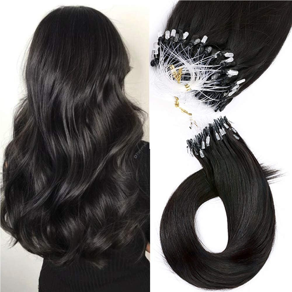 Micro Beads Hair Extensions Real Human Hair Micro Loop Link Remy Hair 16-26inch