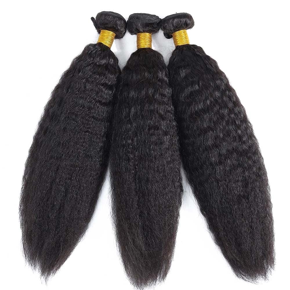 Mamart Yaki Straight Human Hair Weave Bundles Kinky Straigh Bundles 26 28 30