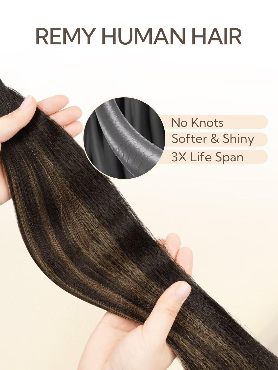 Hotbanana Invisi Edge Tape In Hair Extensions Human Hair 10Inch 30G 20Pcs