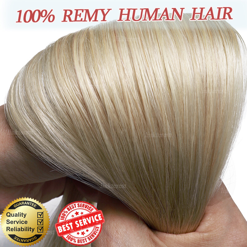 Real Remy Hair 3/4 Full head One Piece Clip in Human Hair Extensions 16in-24in